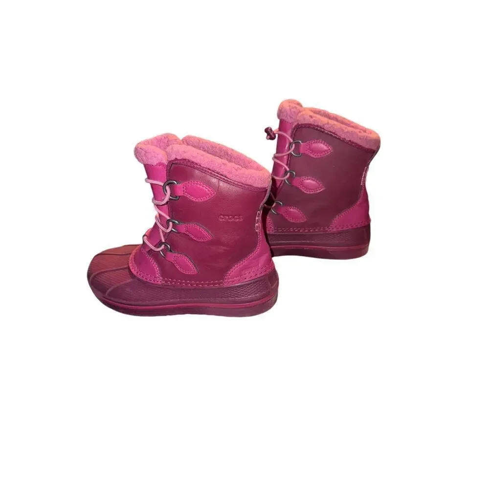 CROCS slip on boots - size 12